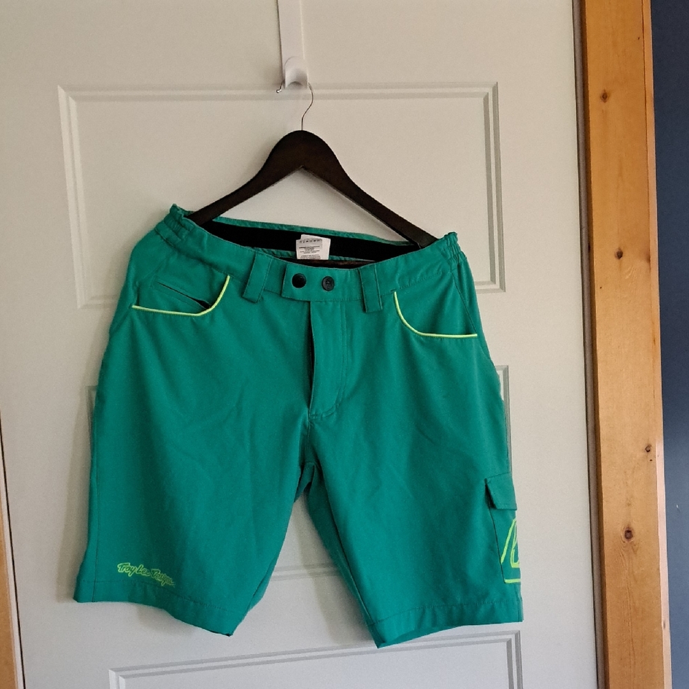 Green Bike Shorts